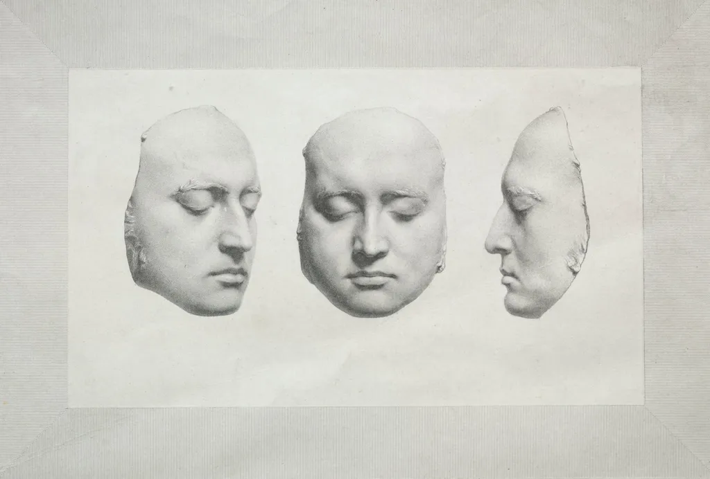 Death Mask of Sir Thomas Lawrence, by Richard James Lane, 1830