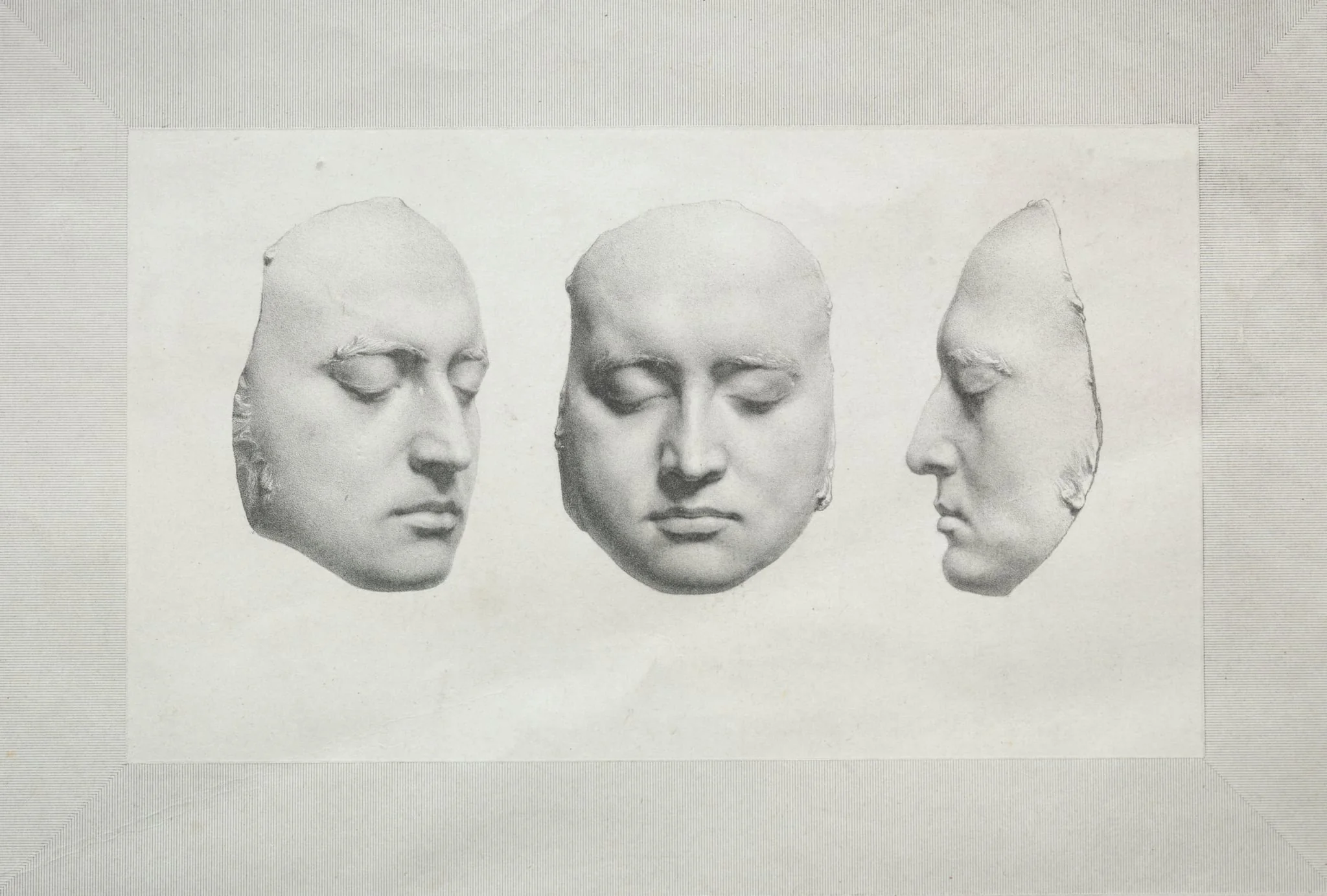 Death Mask of Sir Thomas Lawrence, detail