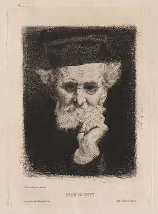 Léon Cogniet, by Léon Bonnat, 1881