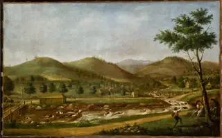 Mountain View, by Teodor Baltazar Stachowicz, oil, 1846