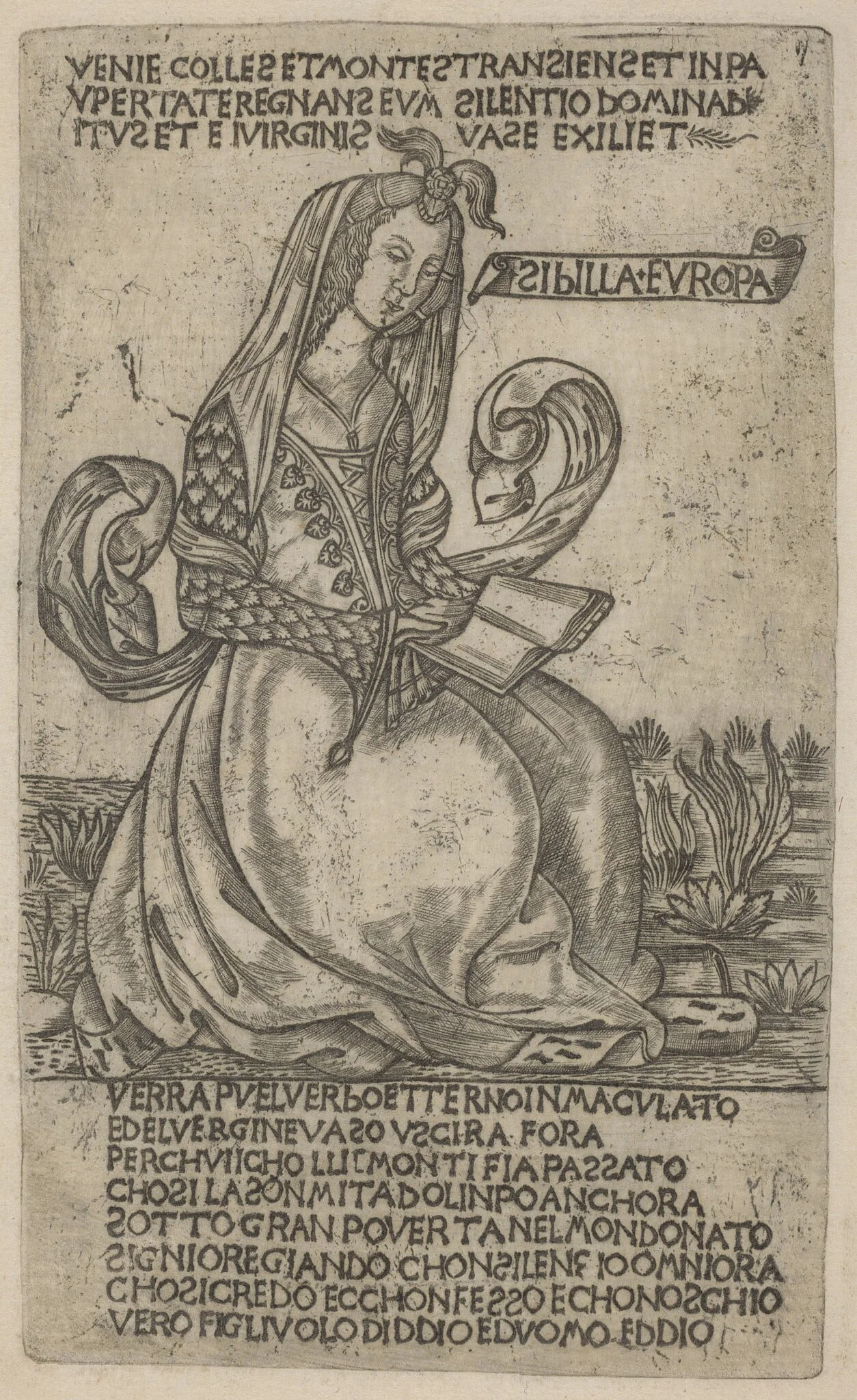 European Sibyl, detail