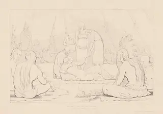 And Take, She Said, This Token Far Away..., by H. W. Collard, ink, 1846