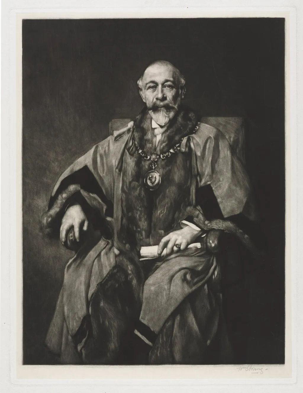 Sir Bartle Frère, by William Strang, 1904