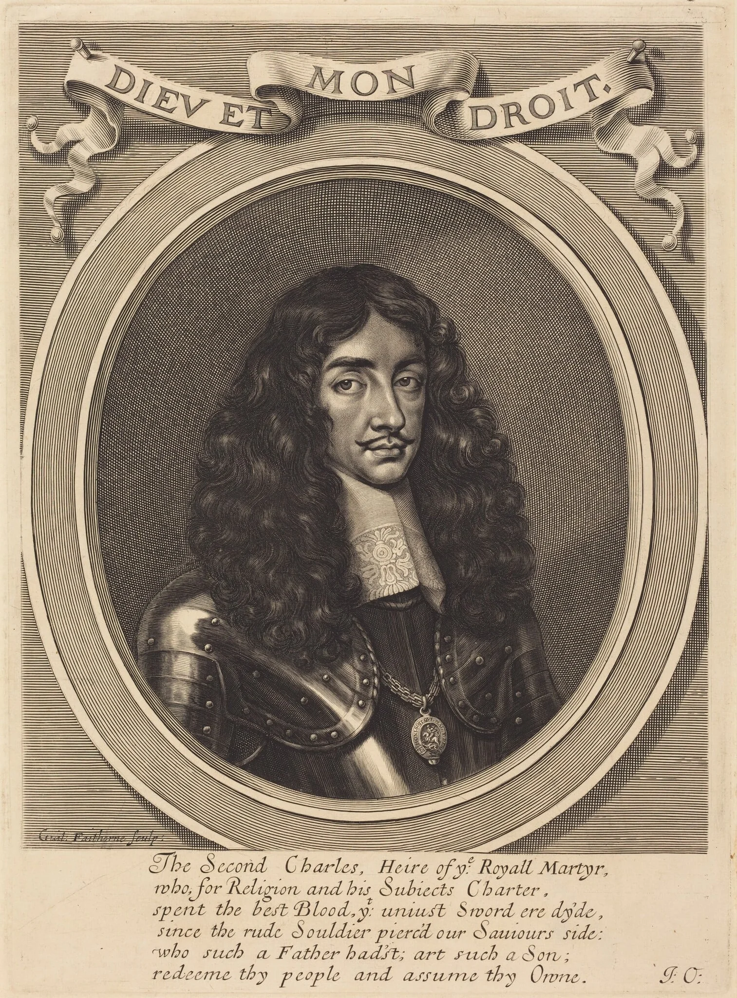 Charles II, detail