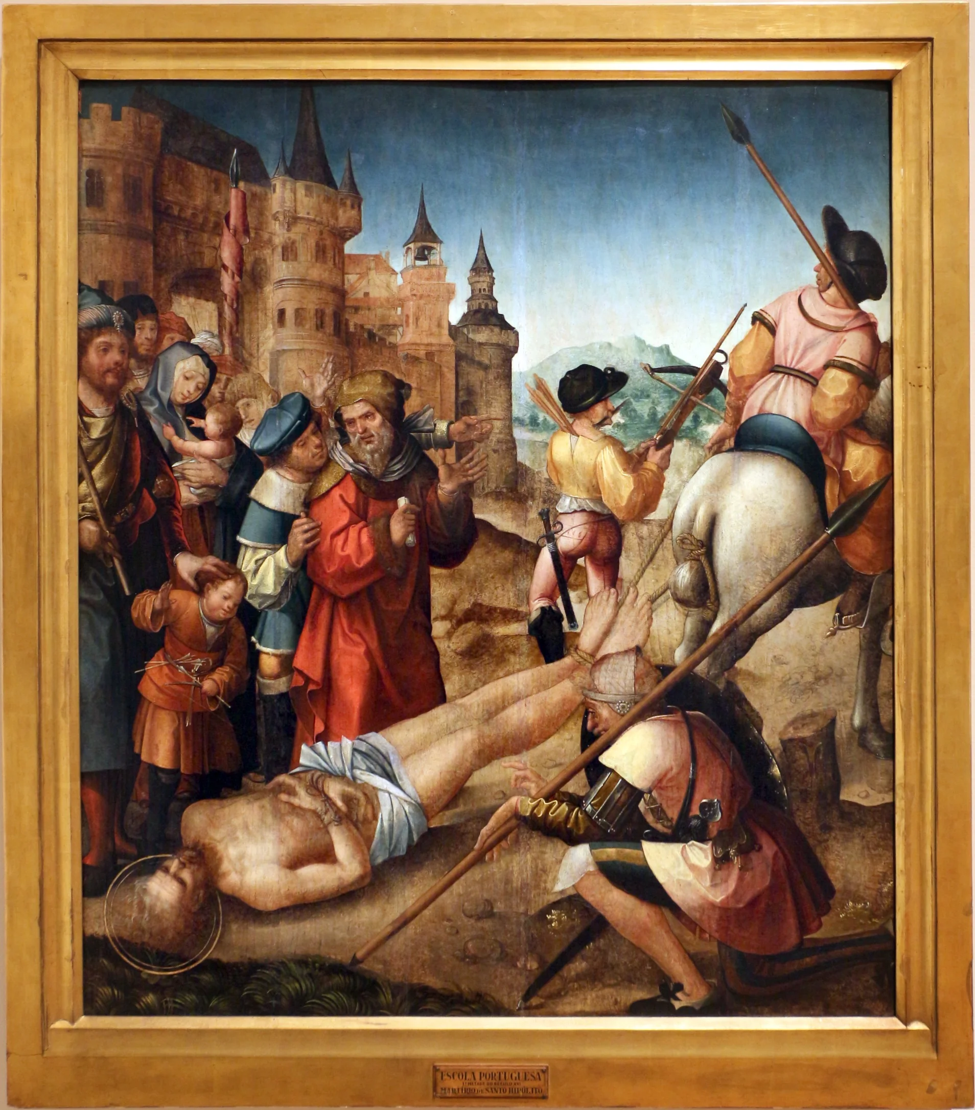 Martyrdom of Saint Hippolyte, detail