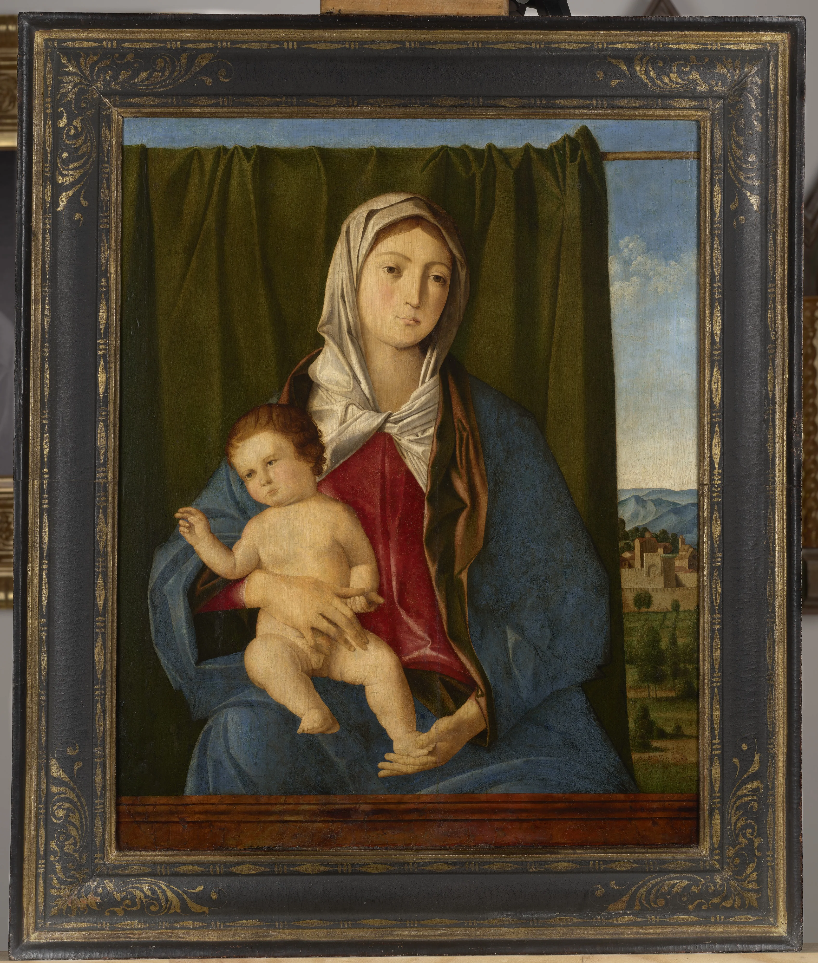 Madonna and Child Giving a Blessing, detail