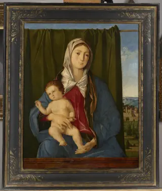 Madonna and Child Giving a Blessing, by Giovanni Bellini, unspecified, 1490