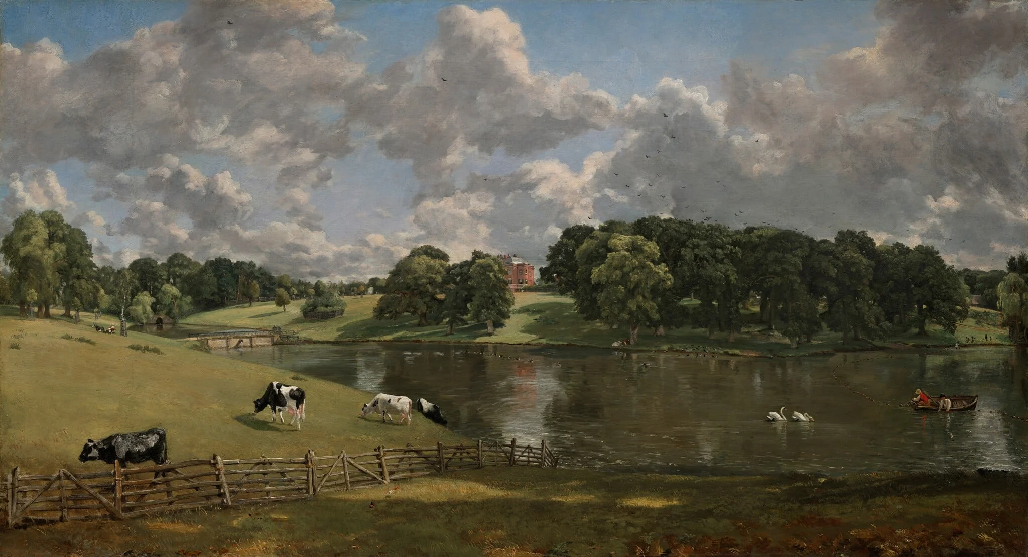 Wivenhoe Park, Essex, detail