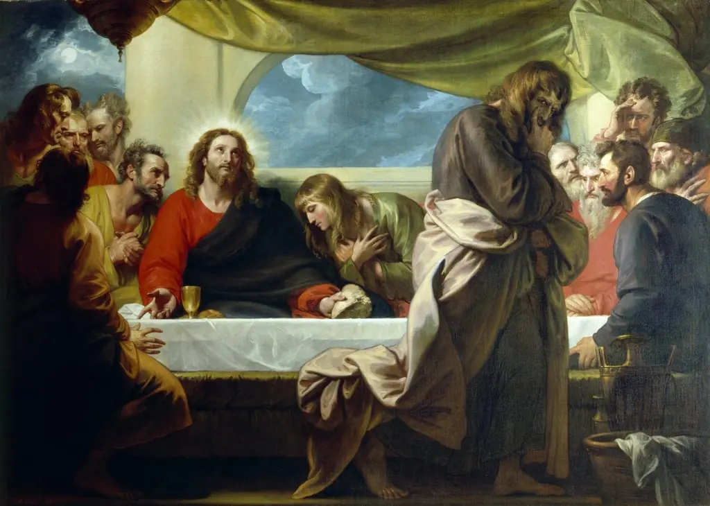 The Last Supper, by Benjamin West, oil, 1794