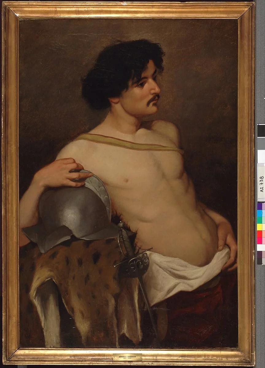 Antonio, akatemiaharjoitelma, detail