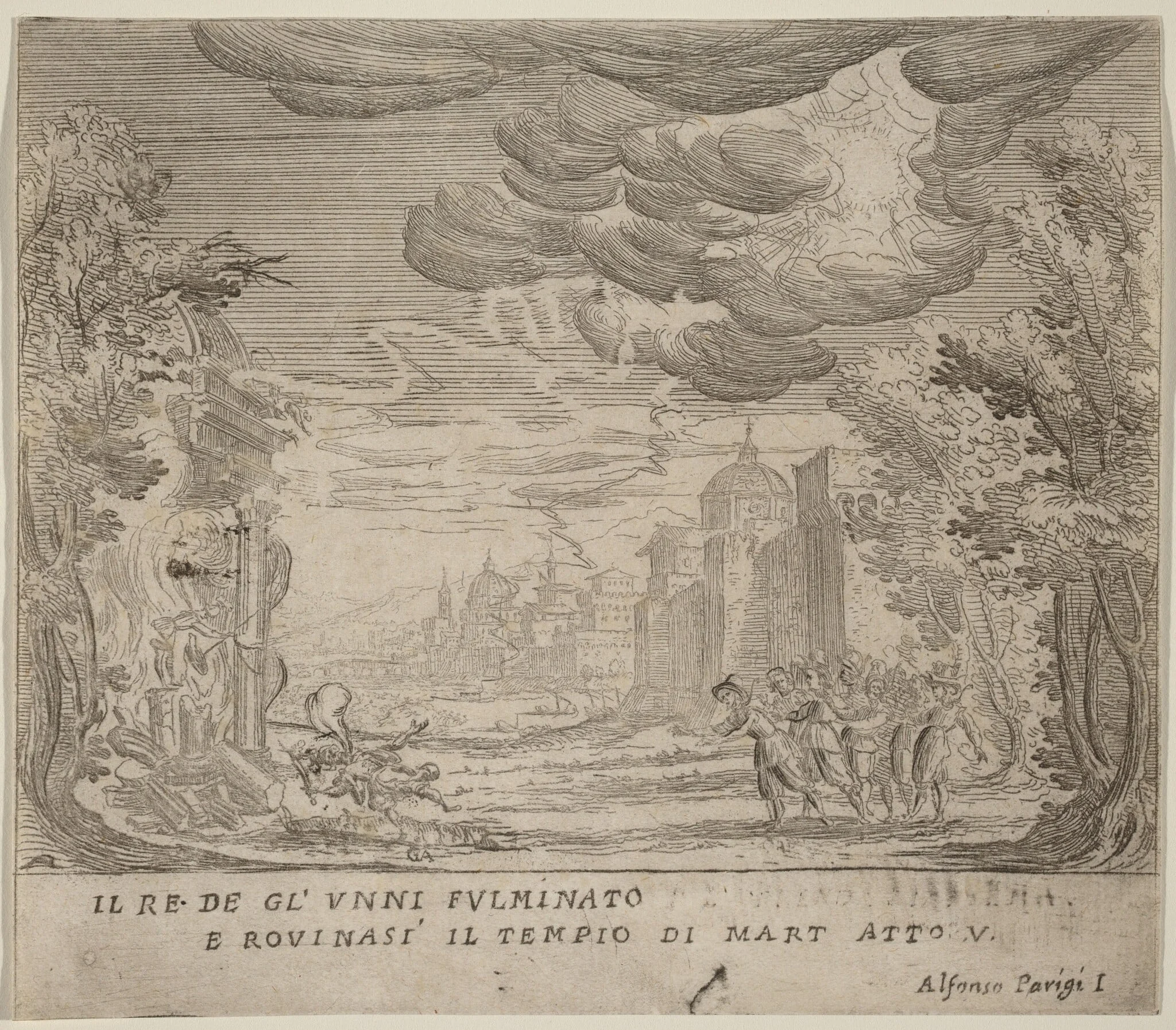 The Striking of the King of the Huns and the Collapse of the Rule of Mart, detail