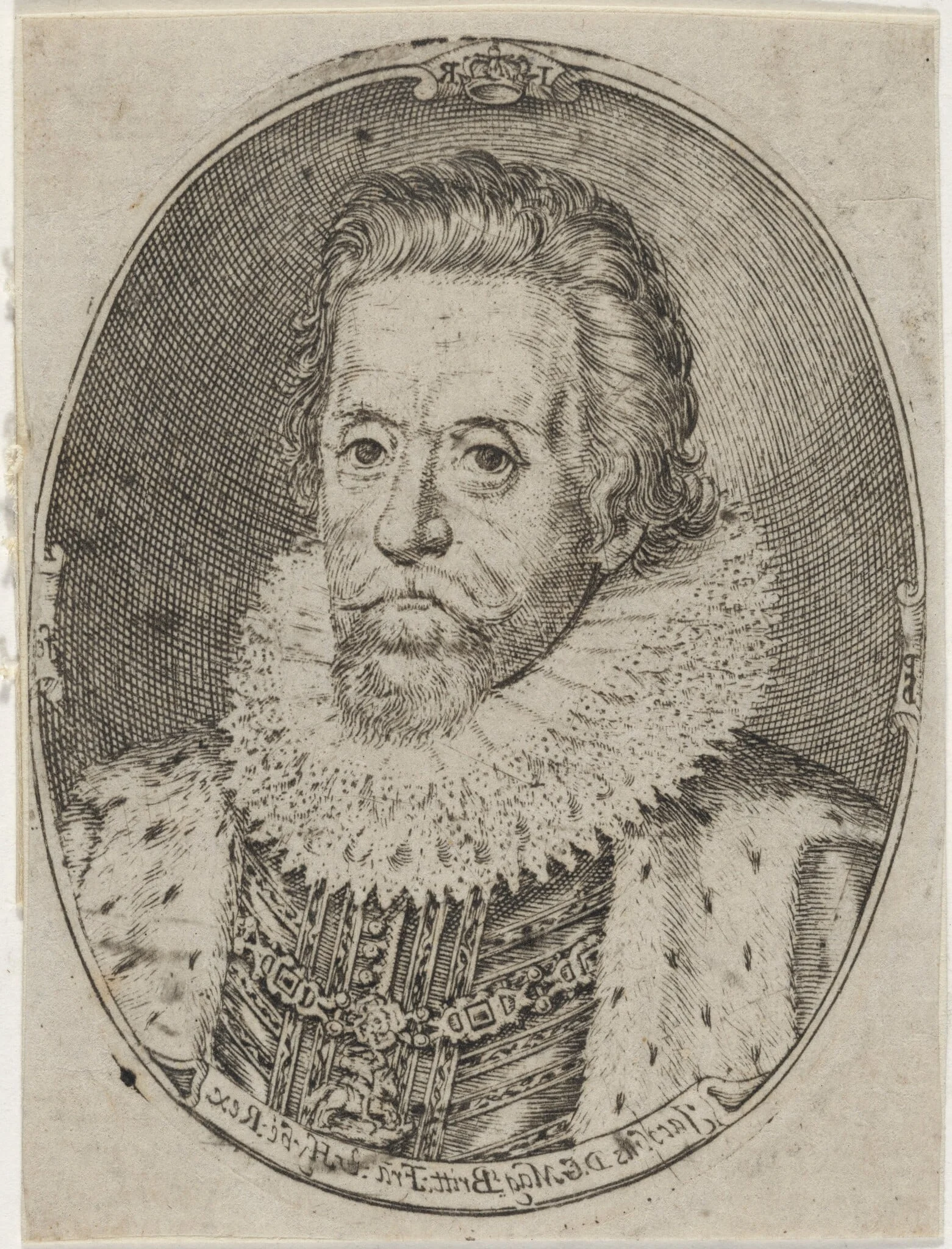 James I, King of England, detail