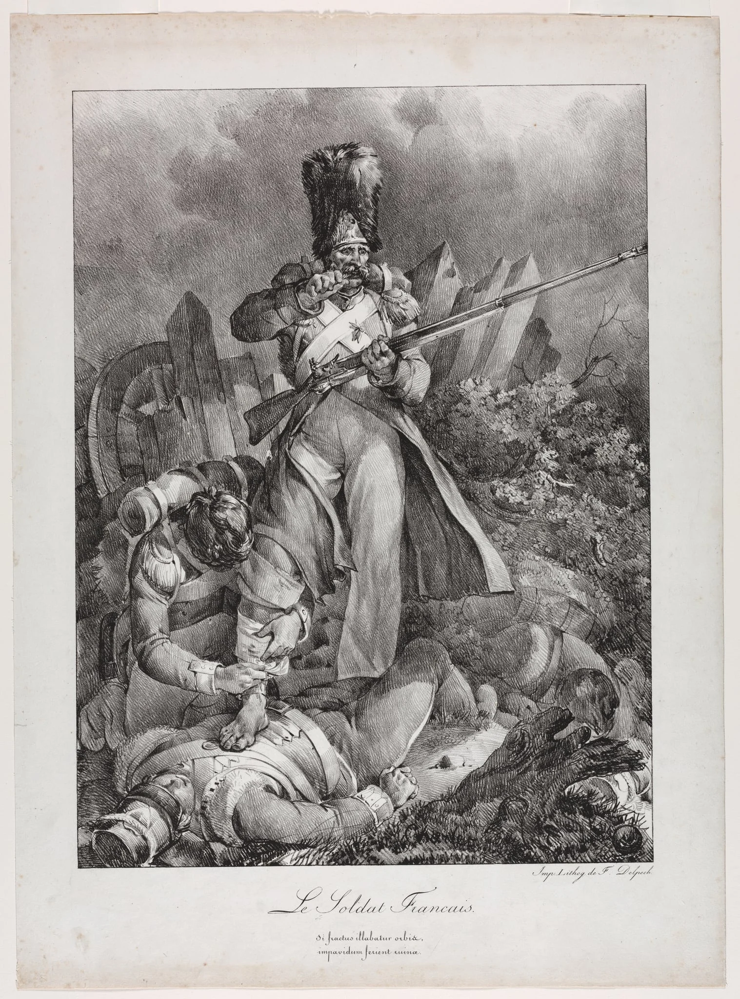 The French Soldier (Le Soldat français), detail