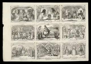 H Beard Print Collection, by Alfred Crowquill, 1