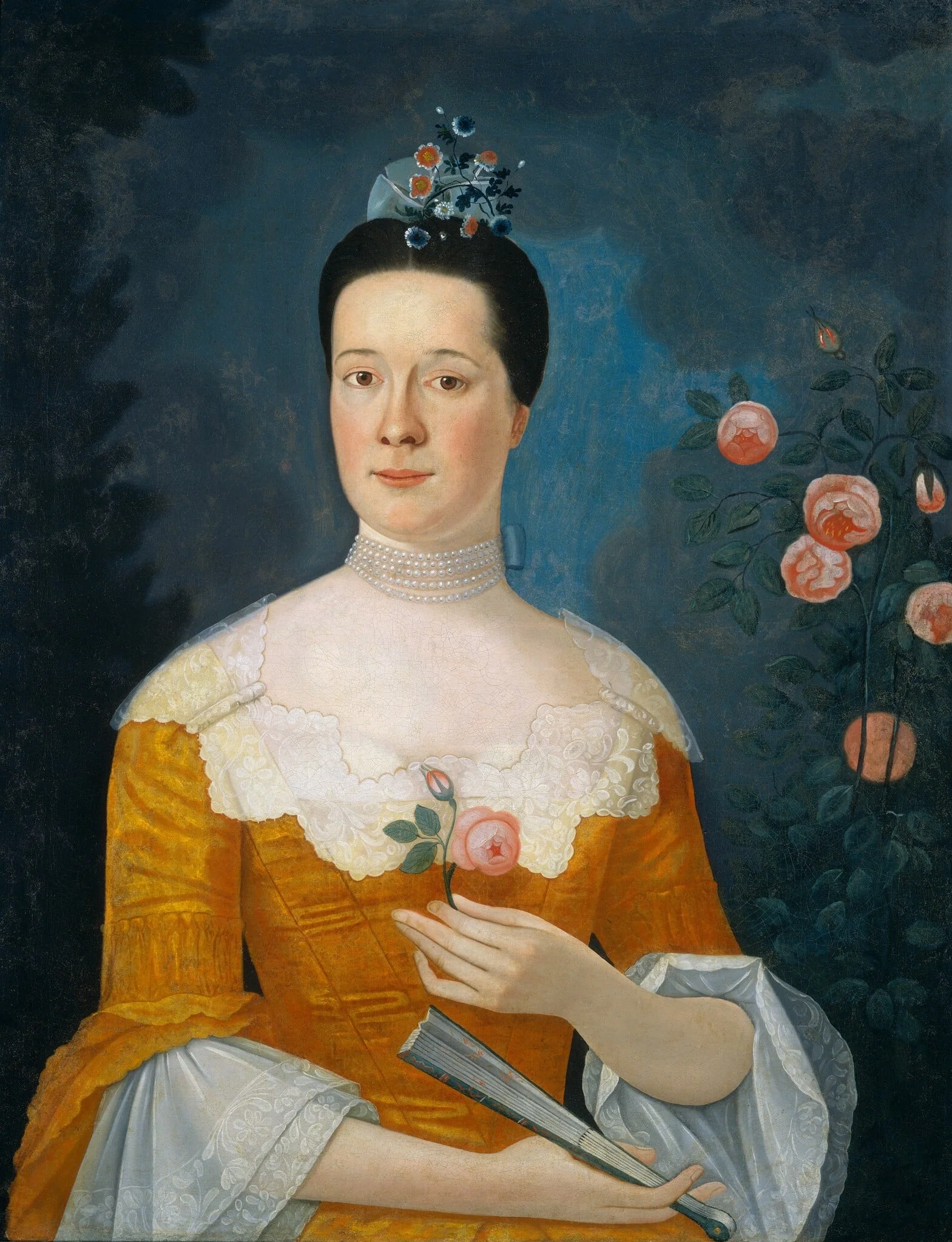 Mrs. John Lothrop, detail