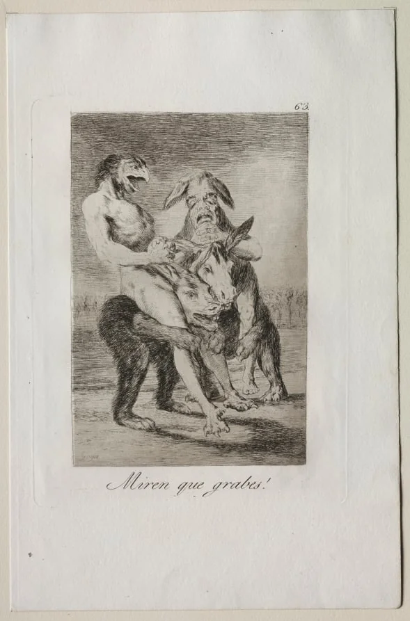 Look How Solemn They Are!, Plate 63, detail