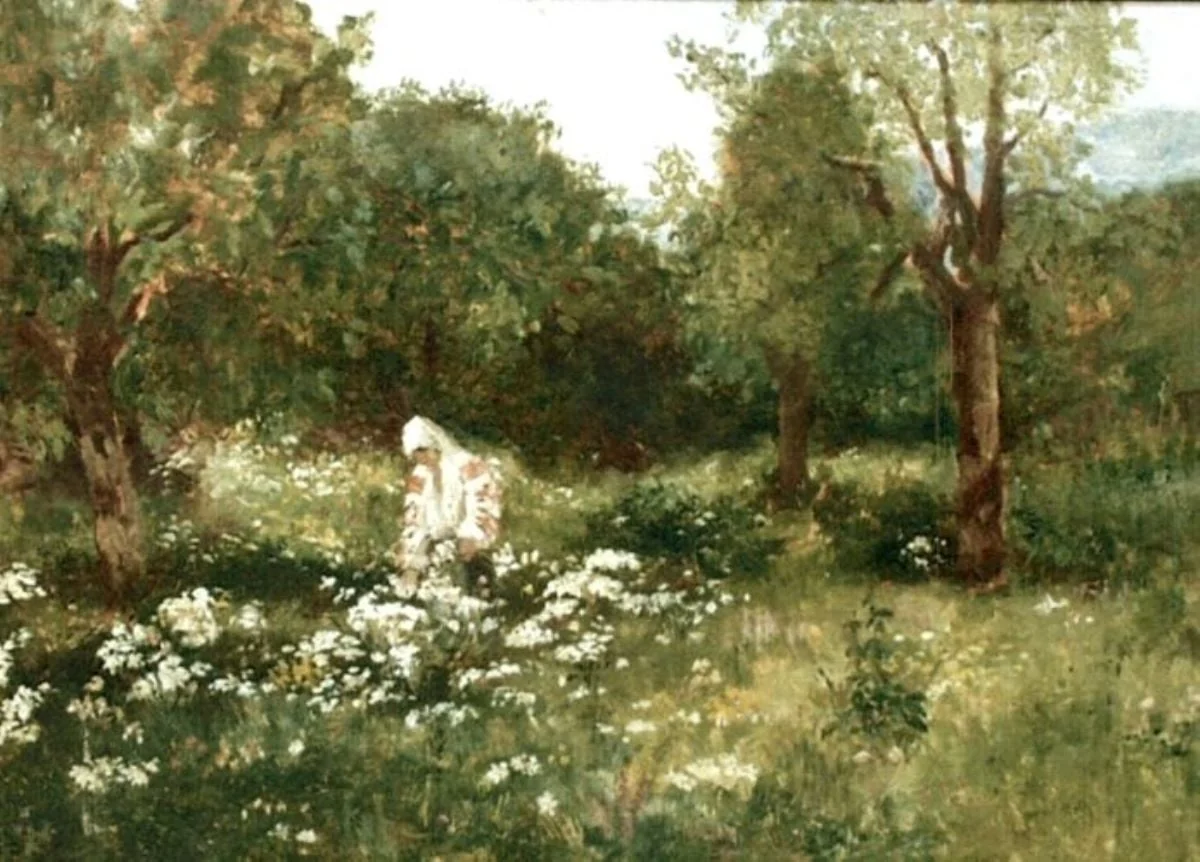 În pădure, detail