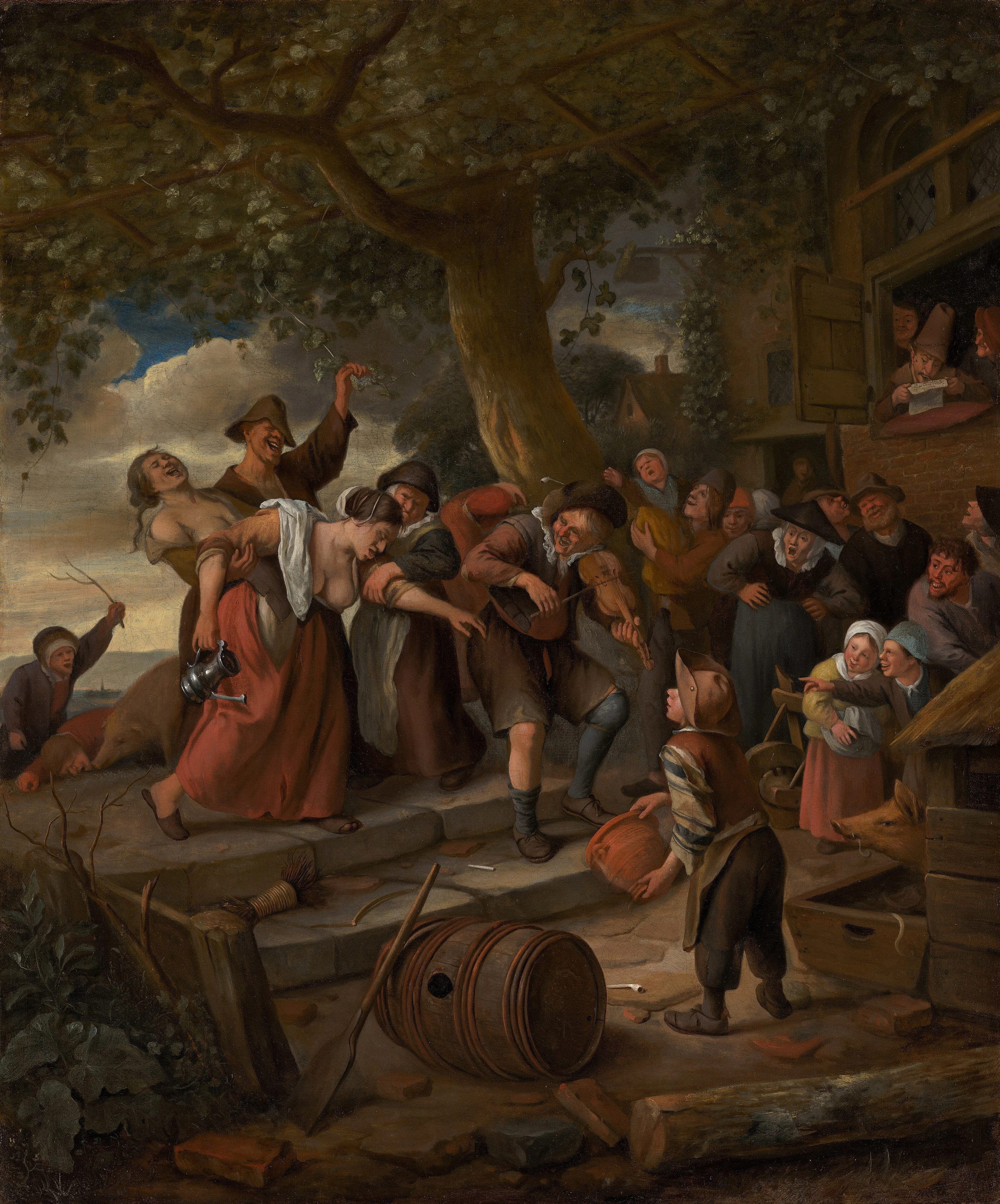 ‘A Pig Belongs in the Sty’, detail