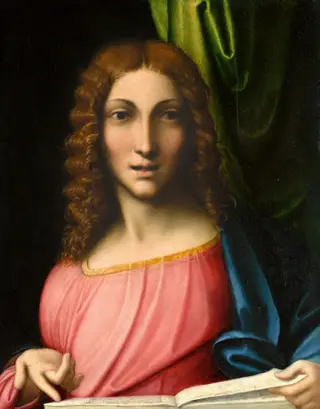 Salvator Mundi, by Antonio da Correggio, oil, 1515