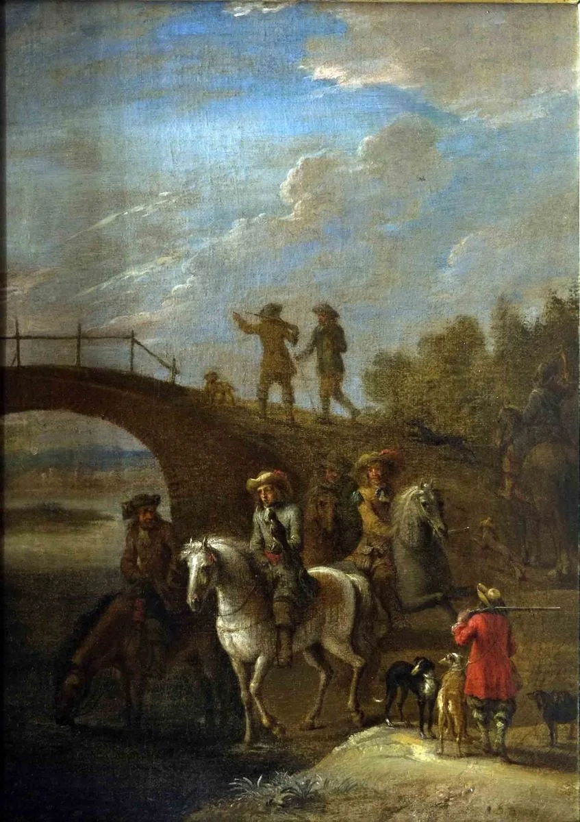 Plecarea la vânătoare, detail