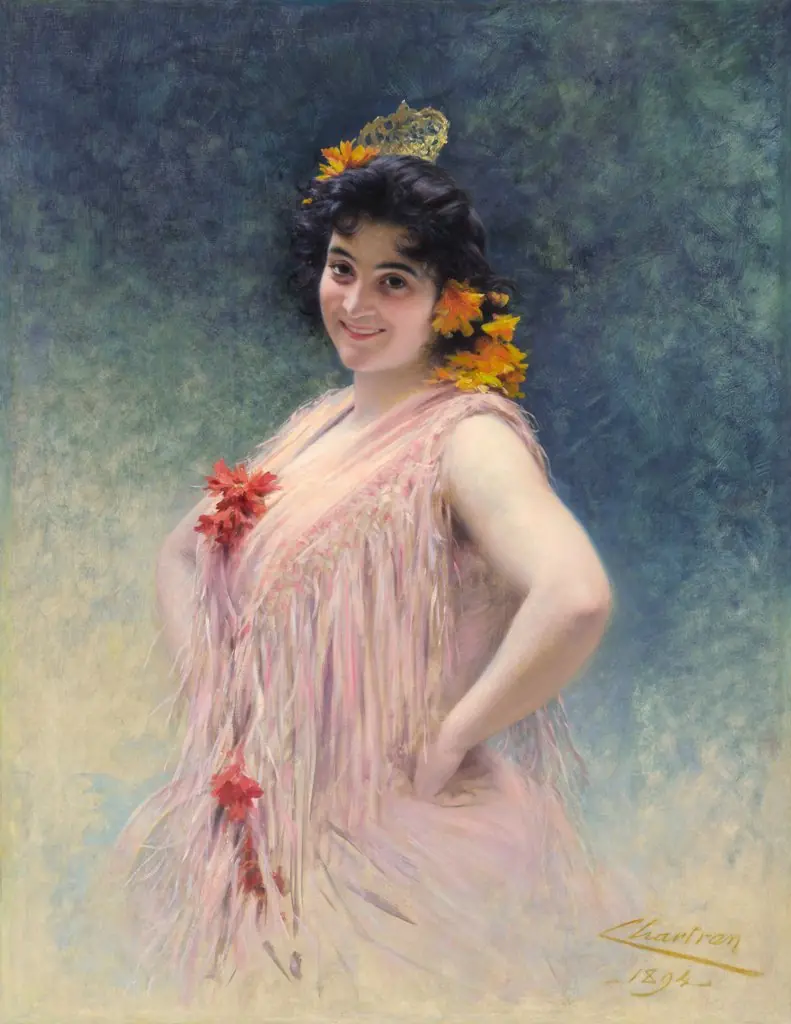 Emma Calvé as Carmen, by Théobald Chartran, oil, 1898