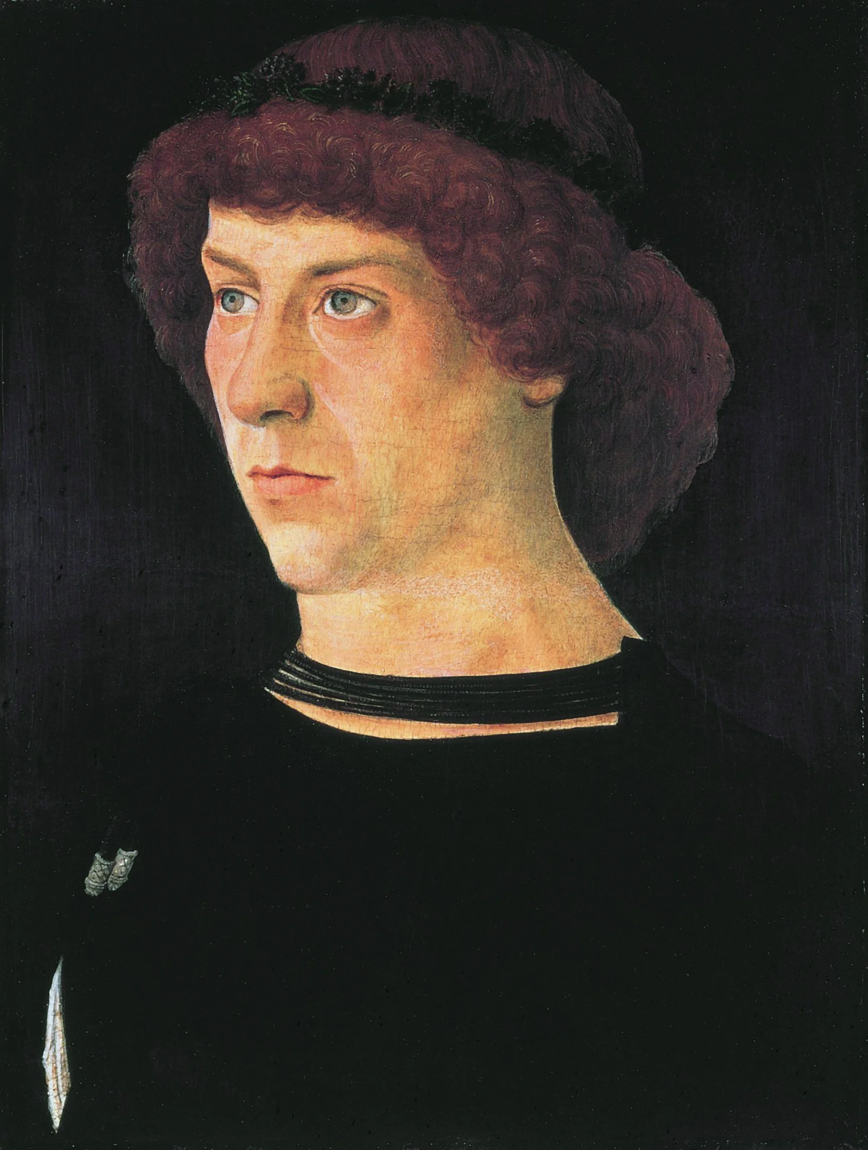 Portrait of Joerg Fugger, detail