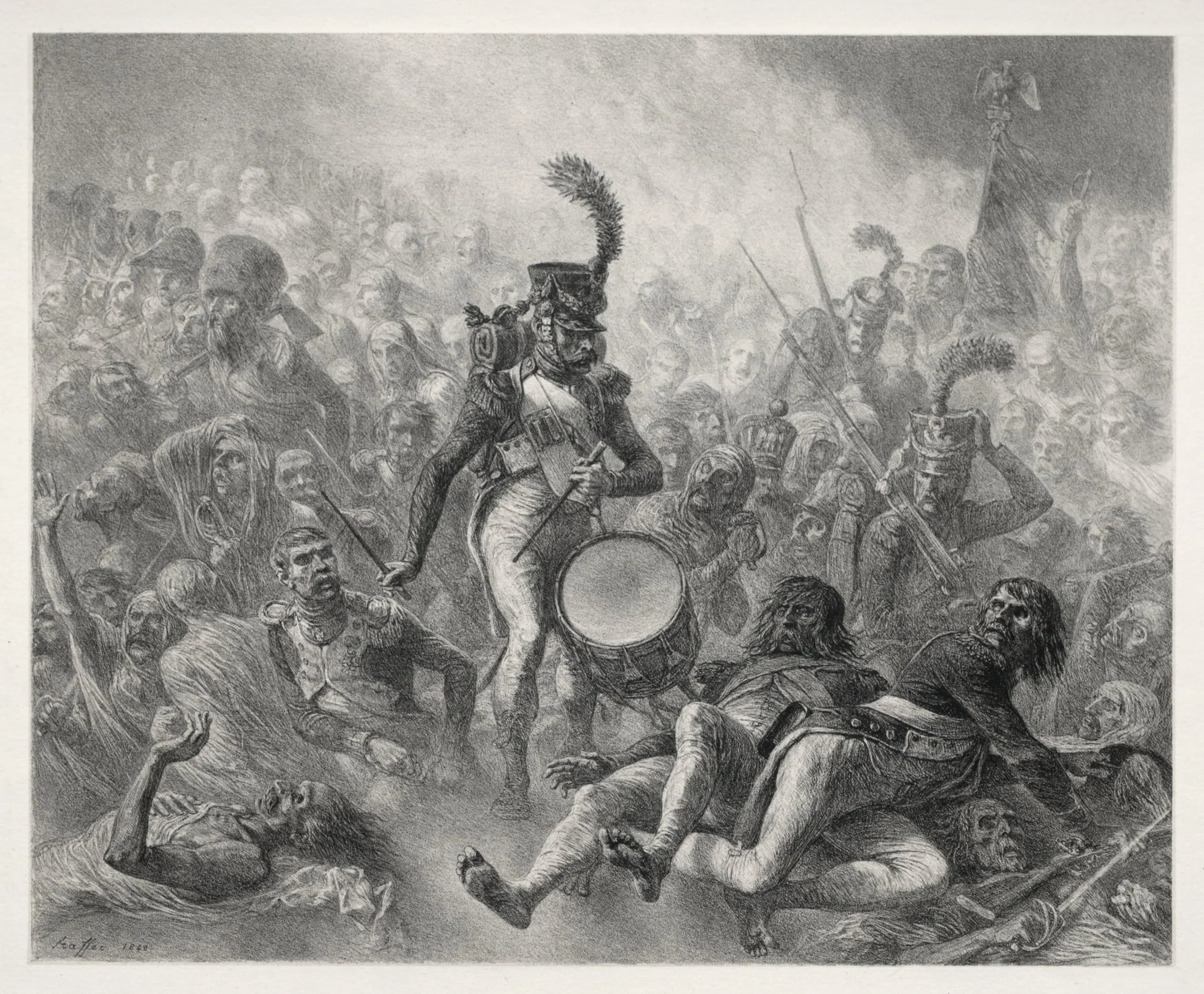 Le Réveil, detail