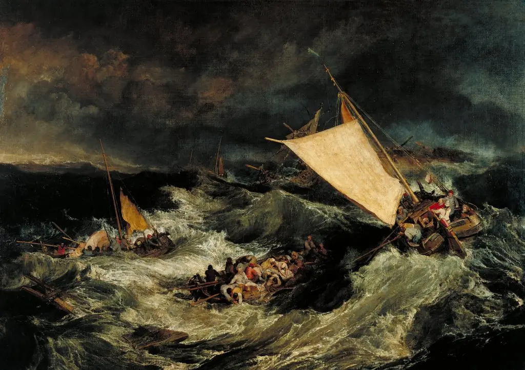 The Shipwreck, by Joseph Mallord William Turner, oil, 1805