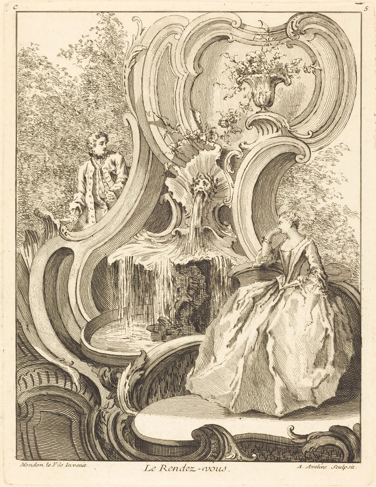 Le Rendez-vous, detail