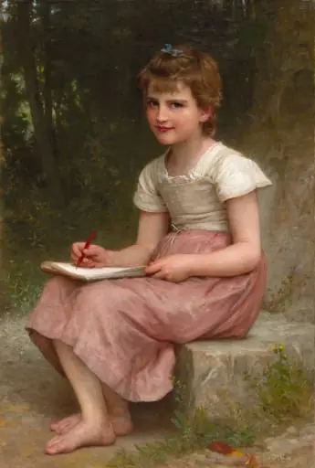 A Calling, by William Adolphe Bouguereau, unspecified, 1896