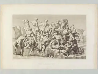 Cartoon of Pisa, by Luigi Schiavonetti