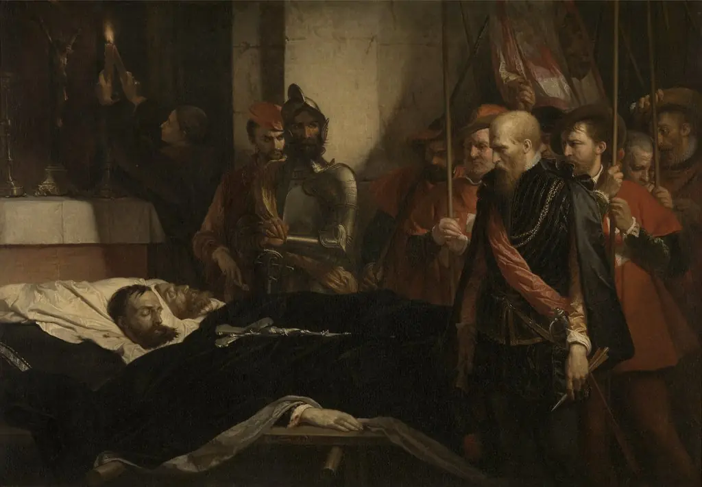 Last Tribute to the Counts of Egmont and of Horn, by Louis Gallait, oil, 1858