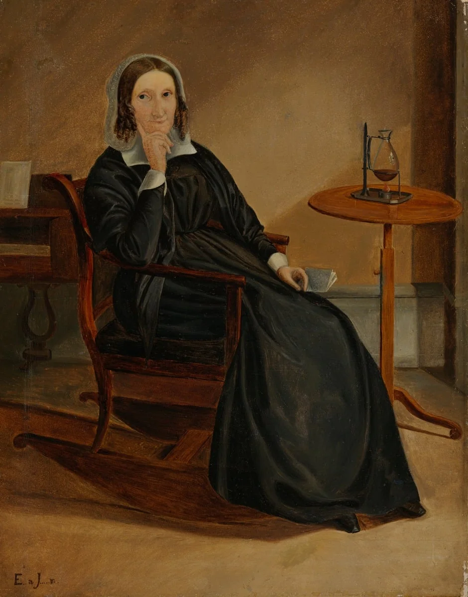 Sara Wacklinin muotokuva, detail