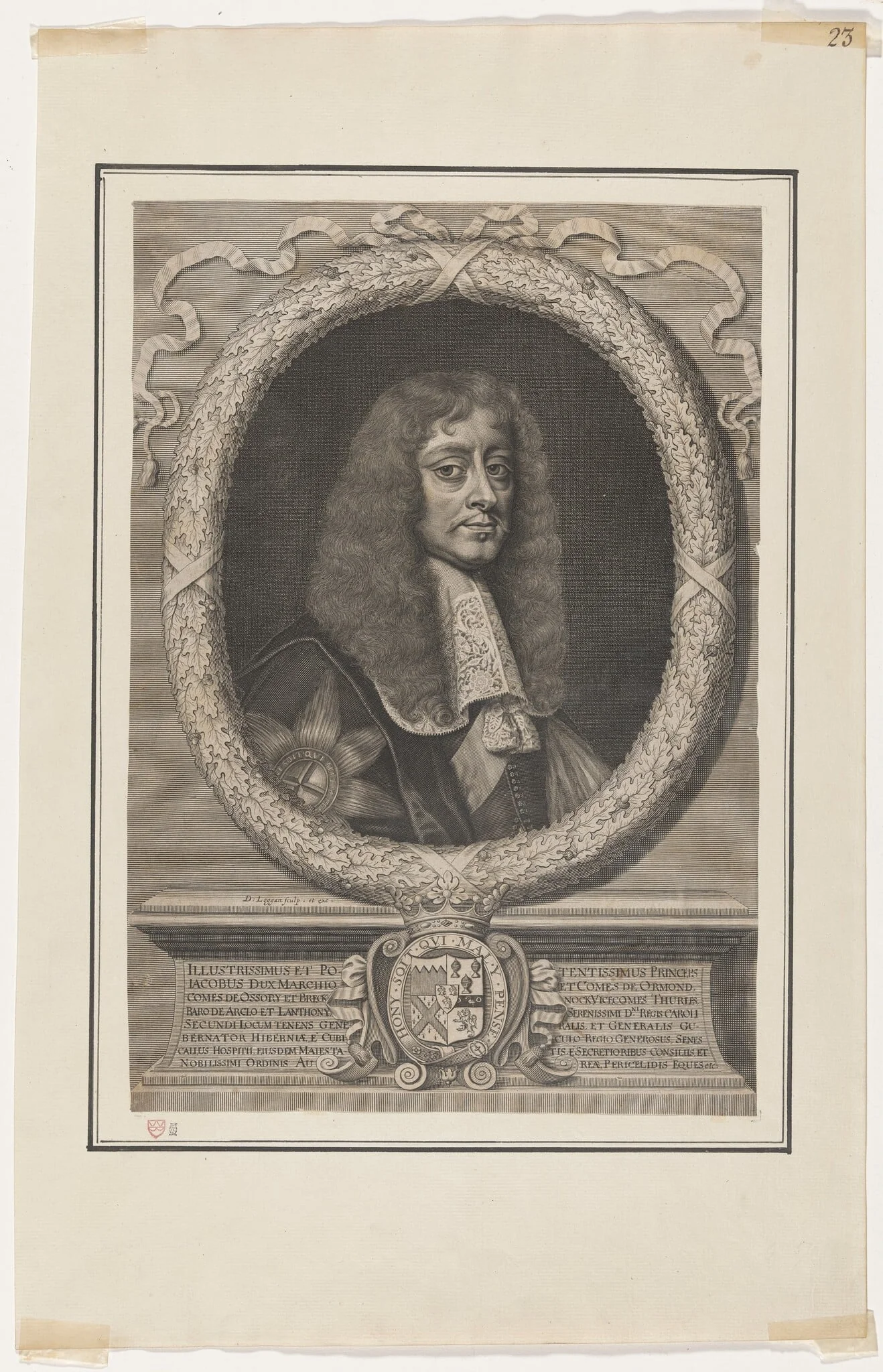 James Butler, First Duke of Ormonde, detail