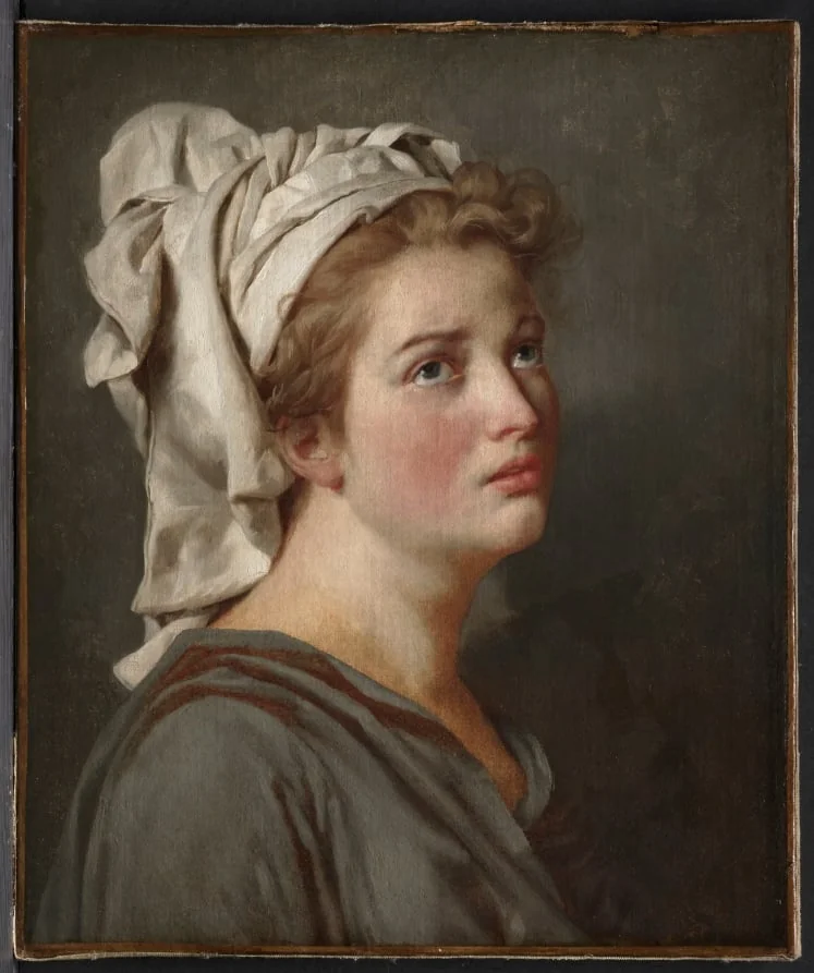Young Woman with a Turban, detail