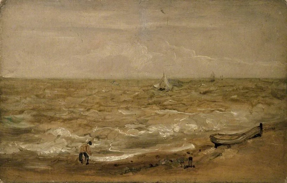 Beach Scene, detail