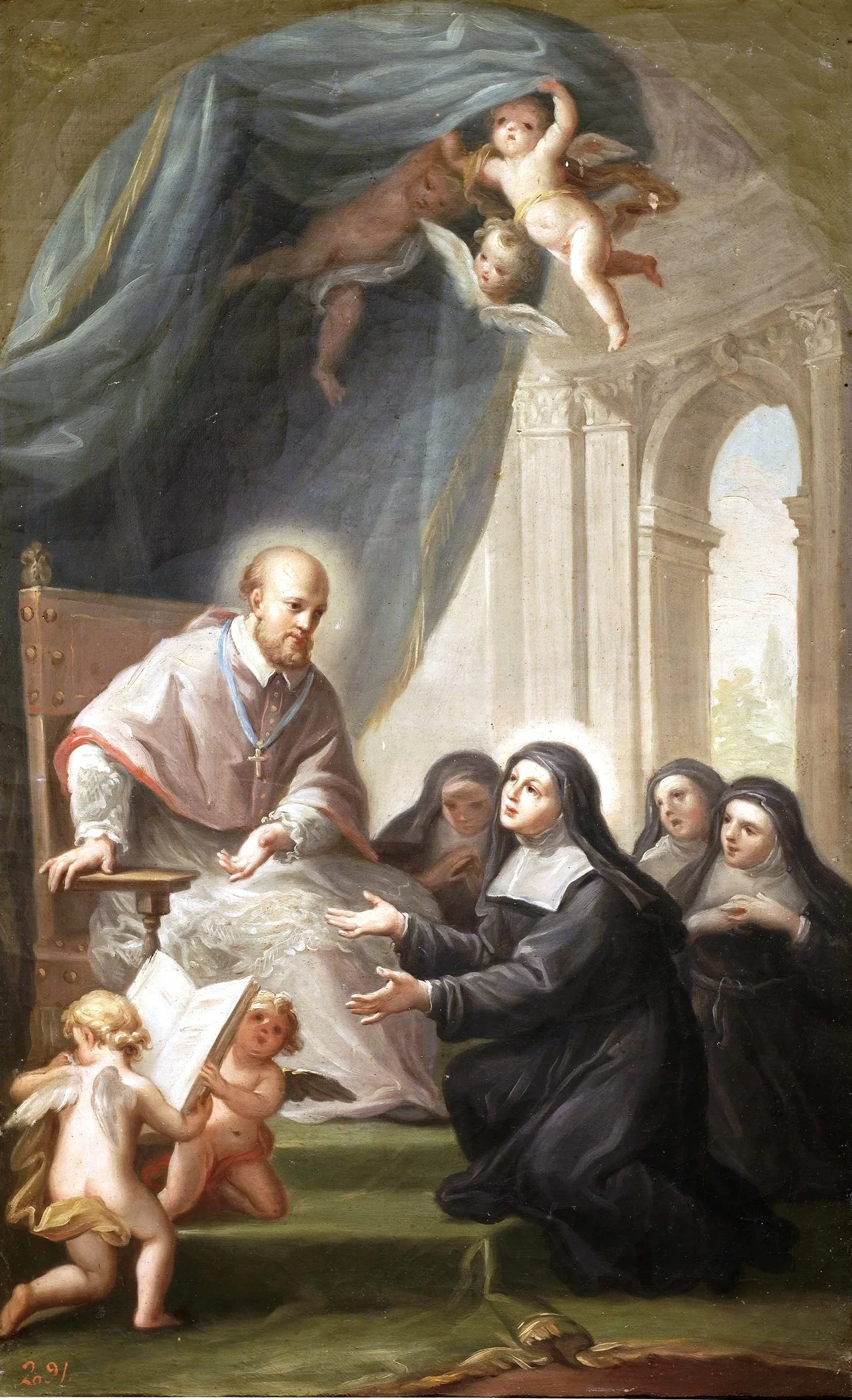 San Francisco de Sales, detail