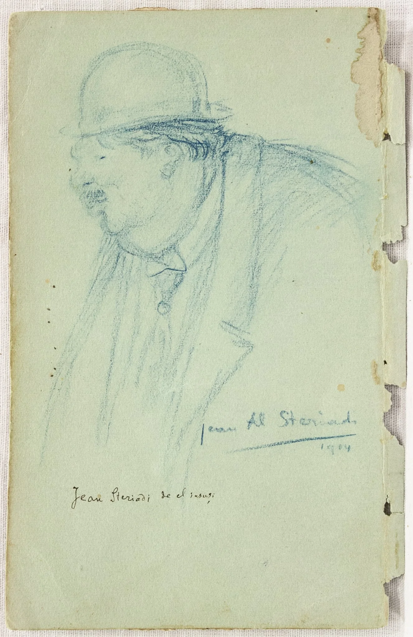 Autoportret, detail