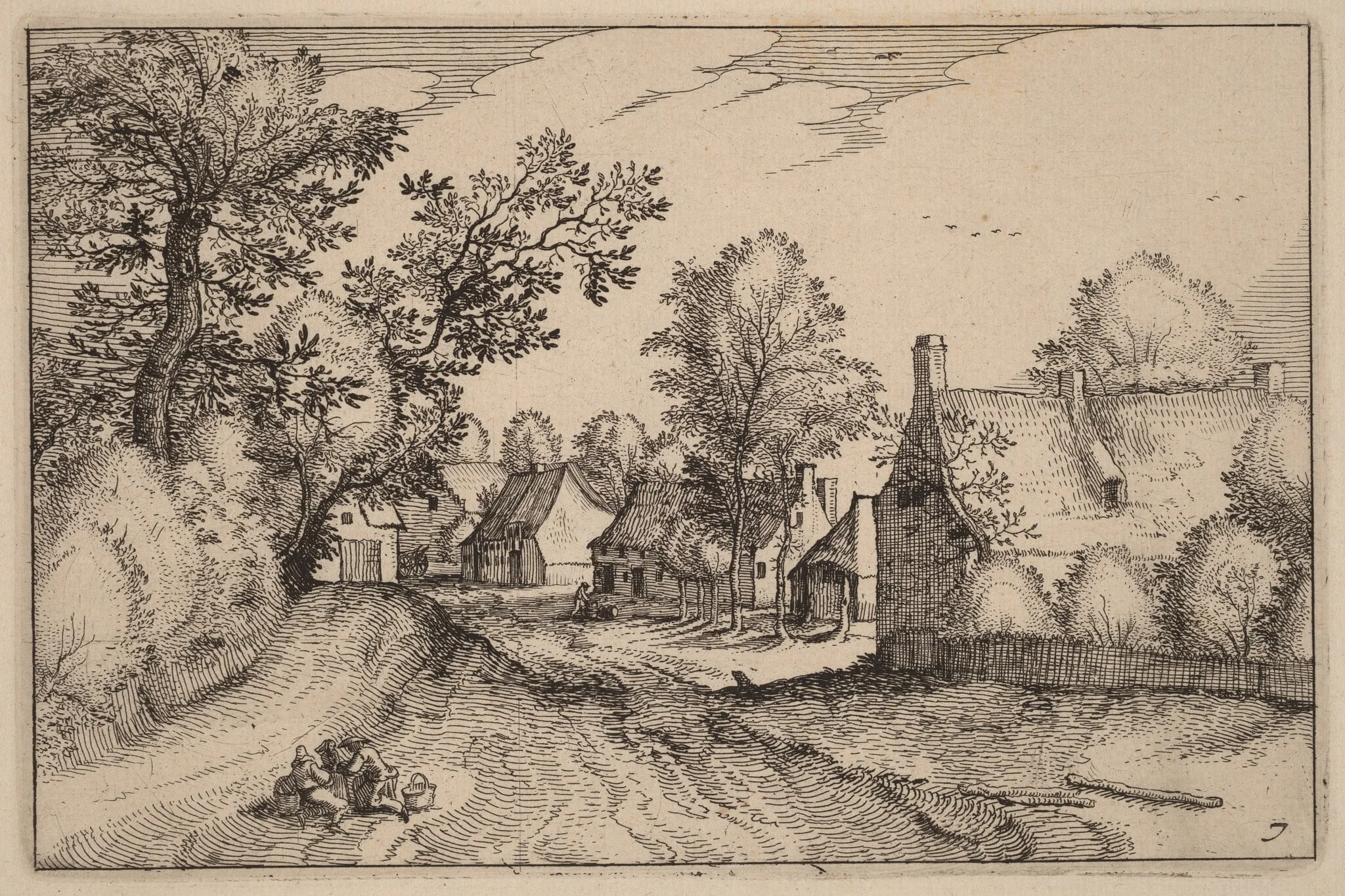 Village Road, detail
