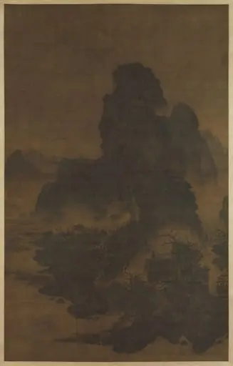 北宋 佚名 倣范寬山水圖 軸|Landscape in the style of Fan Kuan, by After Fan Kuan