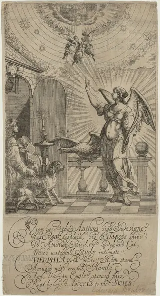 Illustration for Edward Benlowes, Theophila, by after Francis Barlow