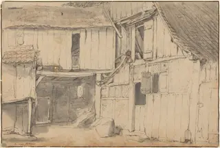 Interior of a Courtyard