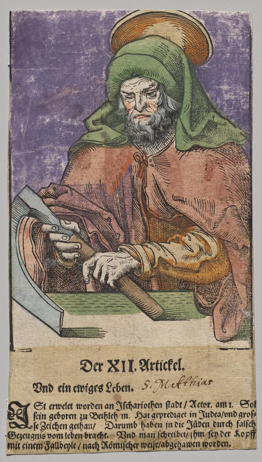 Matthias from Christ, the Apostles, and Saint Paul, by After Lucas Cranach the Elder
