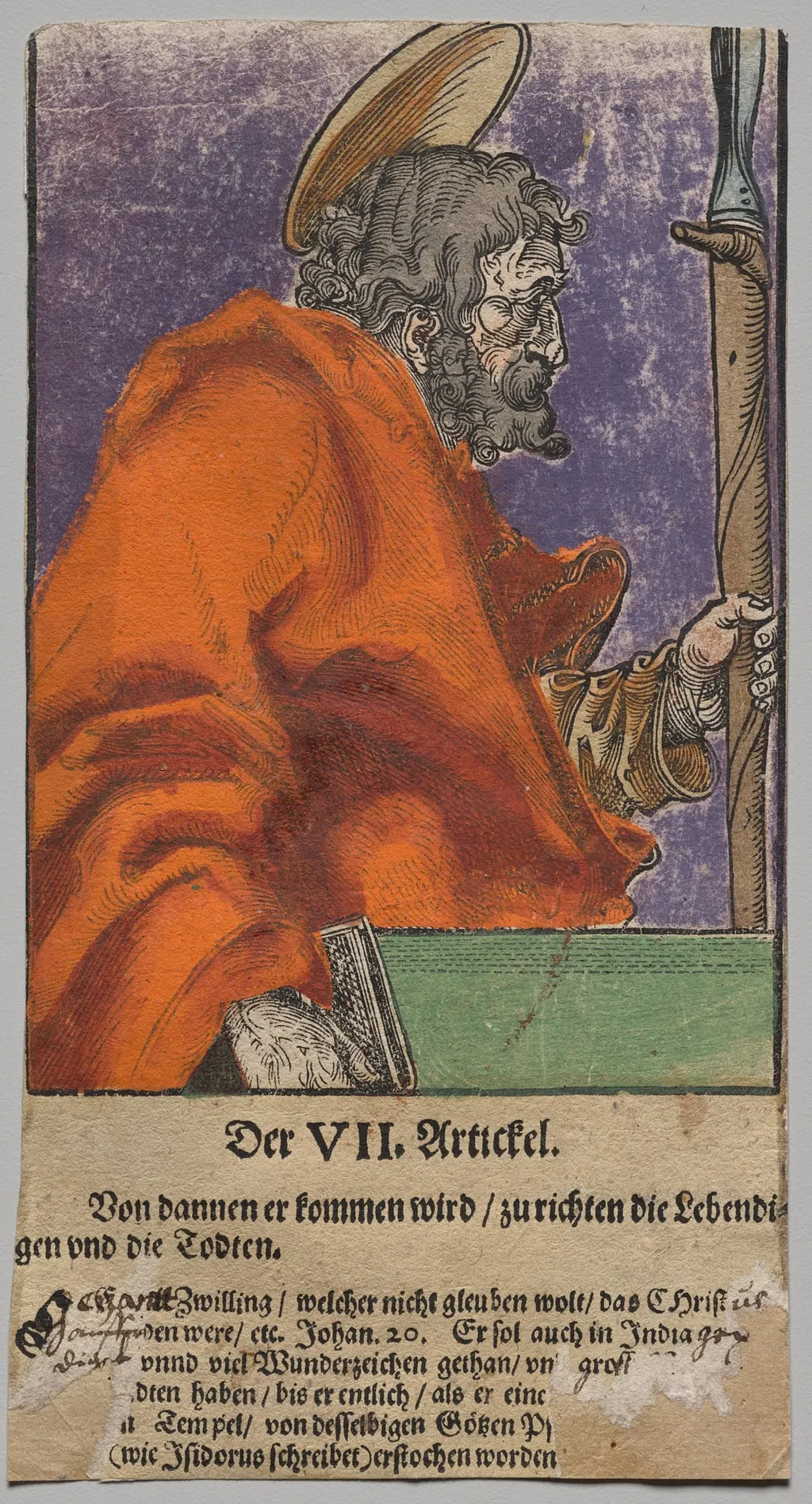 Thomas from Christ, the Apostles, and Saint Paul, by After Lucas Cranach the Elder