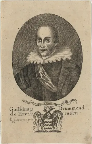 William Drummond of Hawthornden, by after Robert Gaywood