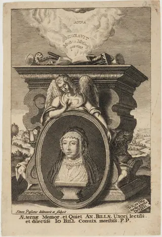 Anne Bill, by after Simon de Passe