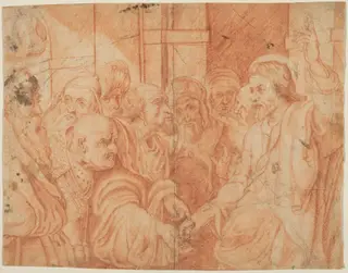 Tribute Money, by after Sir Peter Paul Rubens
