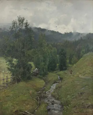 After the Rain, motif from Eidsvold