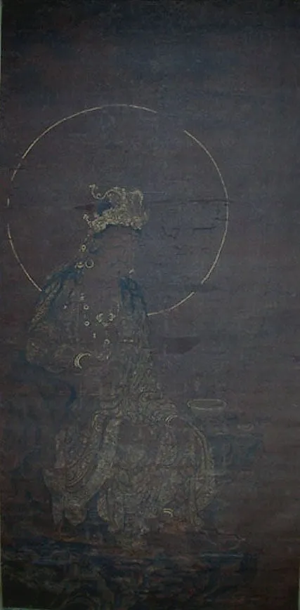Untitled, by After Wu Daozi, ink, 1164