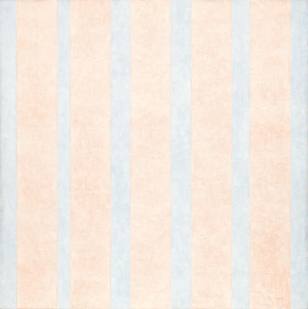 Untitled, by Agnes Martin, acrylic, 1975